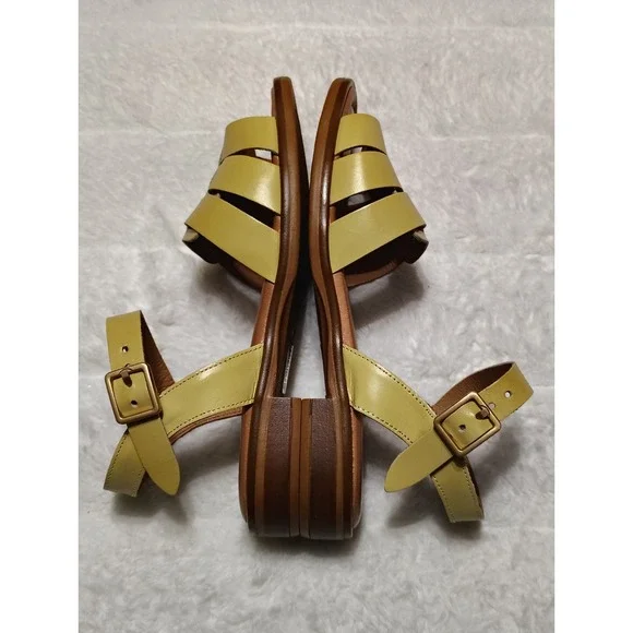 Miz Mooz Leather Fisherman Ankle Strap Sandals - Sabby Women's Sz US 7.5-8 EU 38 - Picture 6 of 8